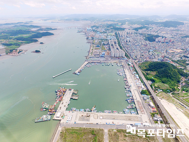 목포북항 전경.