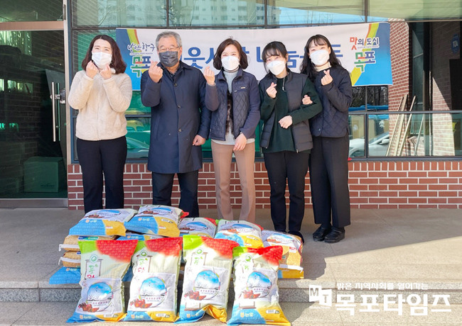 목포동문교회․(주)거성통신, 연산동에 나눔.