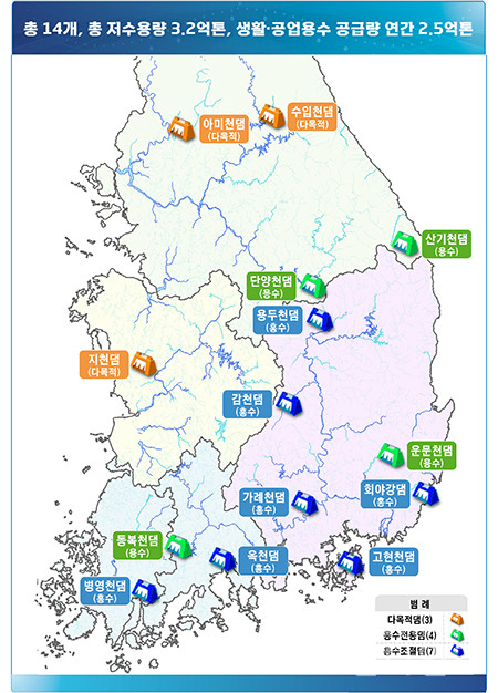 전남도, 신규댐·리모델링 건설 사업 대상에 3개소 선정.